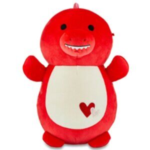 Squishmallows Official Hugmee - Duster the Red Dino - 10 inch Stuffie BNWT